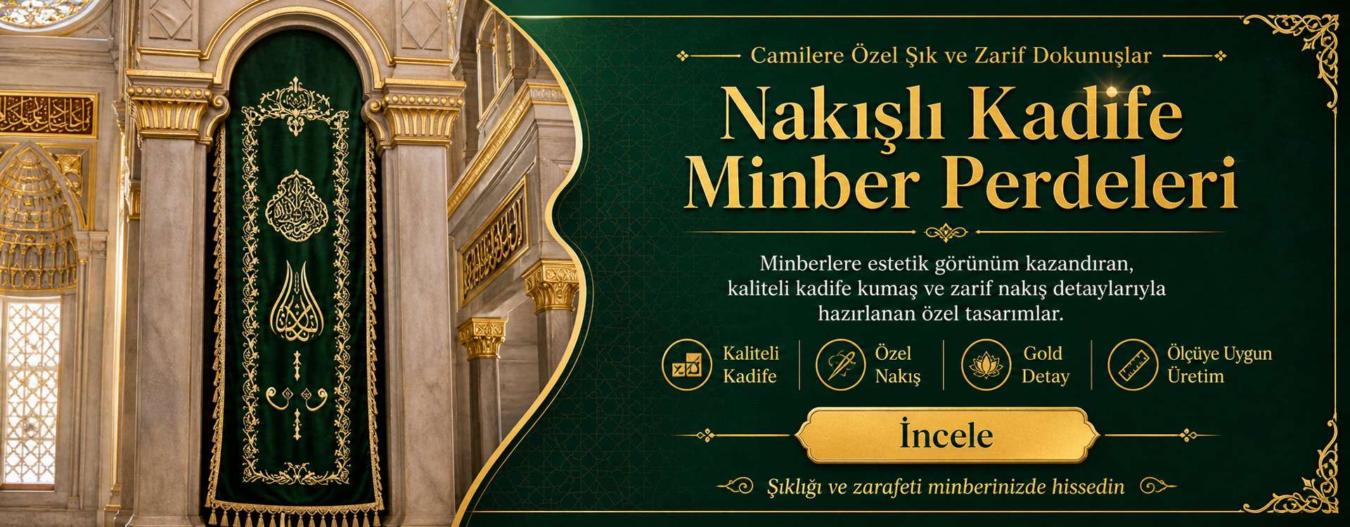 Nakışlı Minber Perdesi