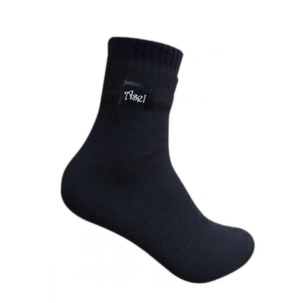 1 Piece Asel Sweat-Free Breathable Sock Mest Black