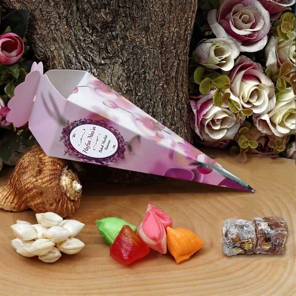 أطفال حلوى ال� ولد أوركيد � زدوج � ح� ص � ع راحة الحلقو� , � ولد � ع حلوى (50-60gr) 12cm