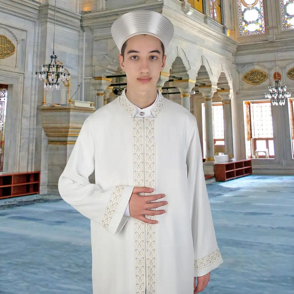 Children's Academy Ijazet (Graduation) Off-White Prayer Dress