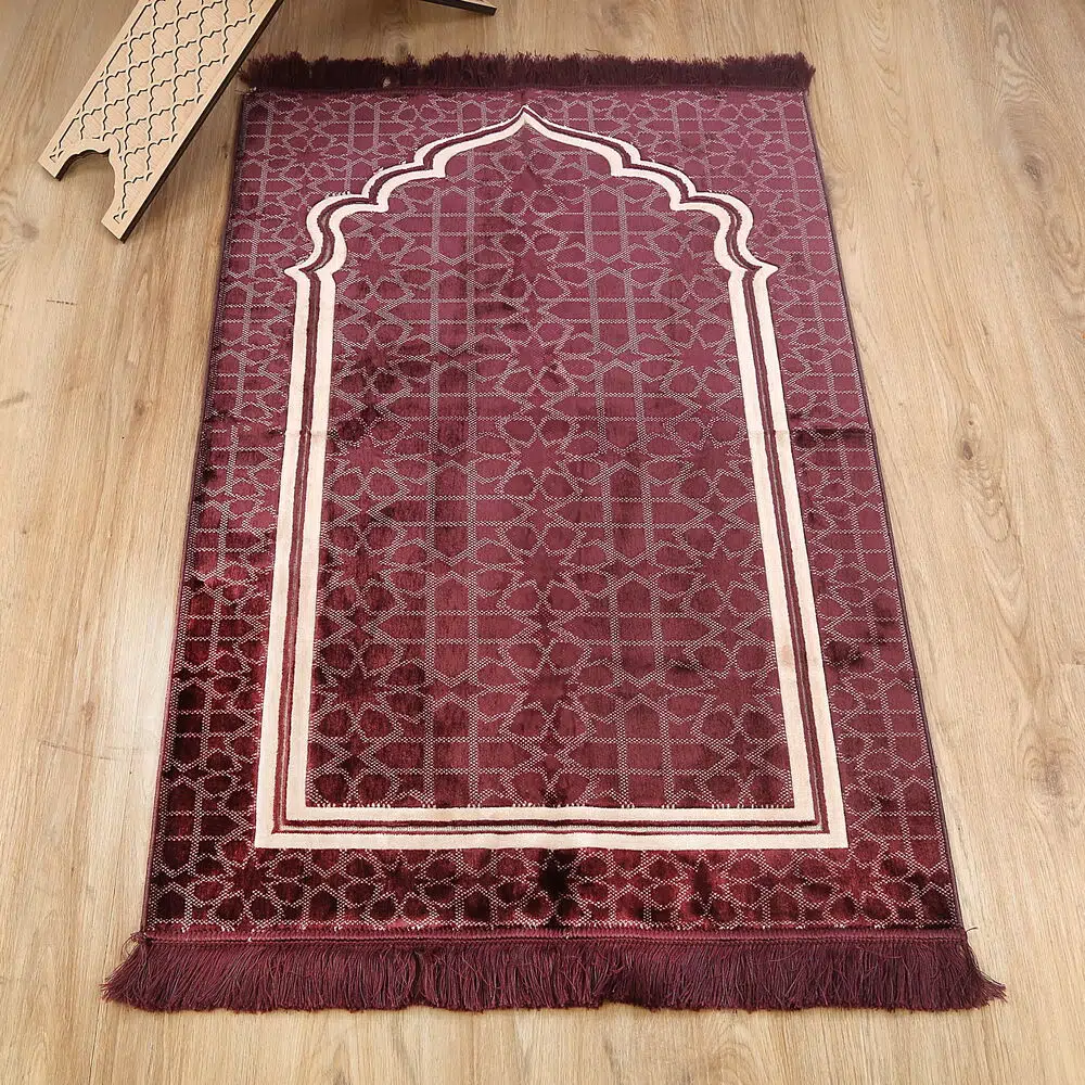 يديبالي فاخر تهيكك � خ� ل كاربيت-تيبي سوفت سجادة صلاة - خ� ري (70×120 س�  1100 غرا� )
