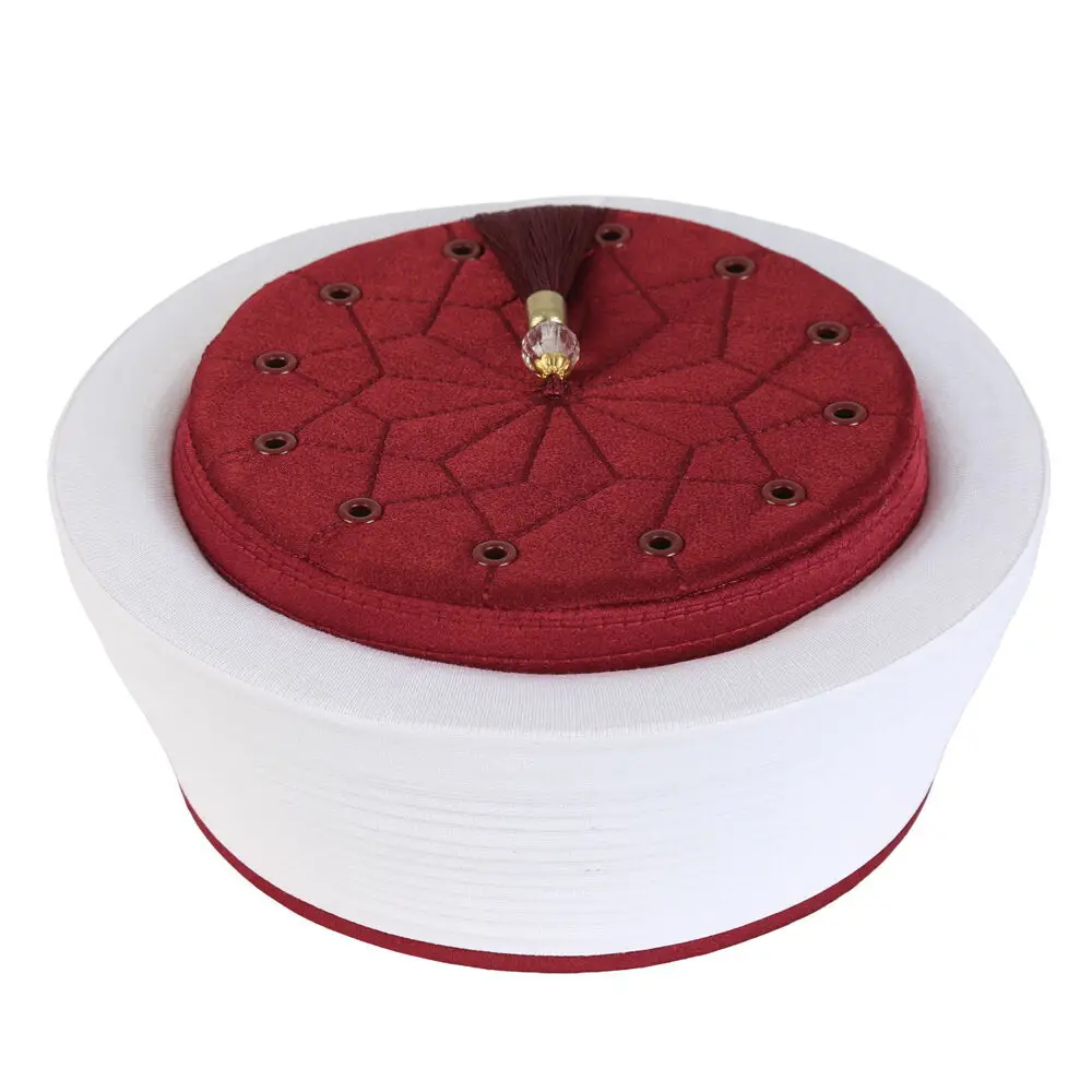 Endülüs İmam Sarığı Bordo-Keçe Üstü Cübbe Rengi Kumaş 174 gr
