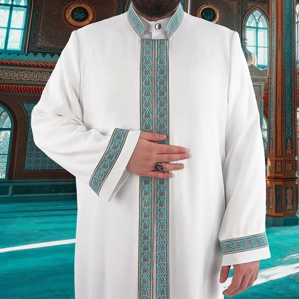 Feyruz Imam Robe (Cubbe) - White