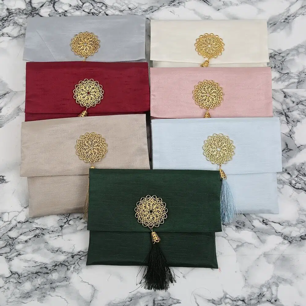Hediyelik Şantuk Kumaş Çantalı Yasin Kitabı ( 16.5 x 12.5 cm ) Vizon