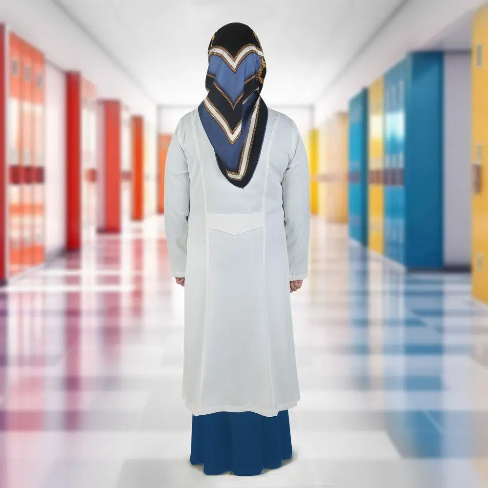Women's Long Coat for Quran Course, Teacher, Doctor, Laboratory, Pharmacist, Nurse Uniform