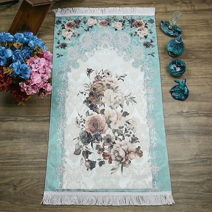 فاخر هُرّ�  سجادة صلاة أخضر 70×117 س� 