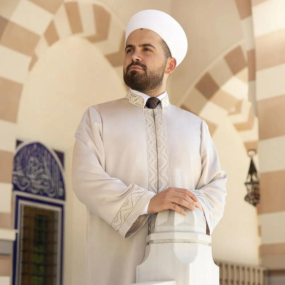 Luxury Kubbe Imam Robe (Cubbe) - Mink