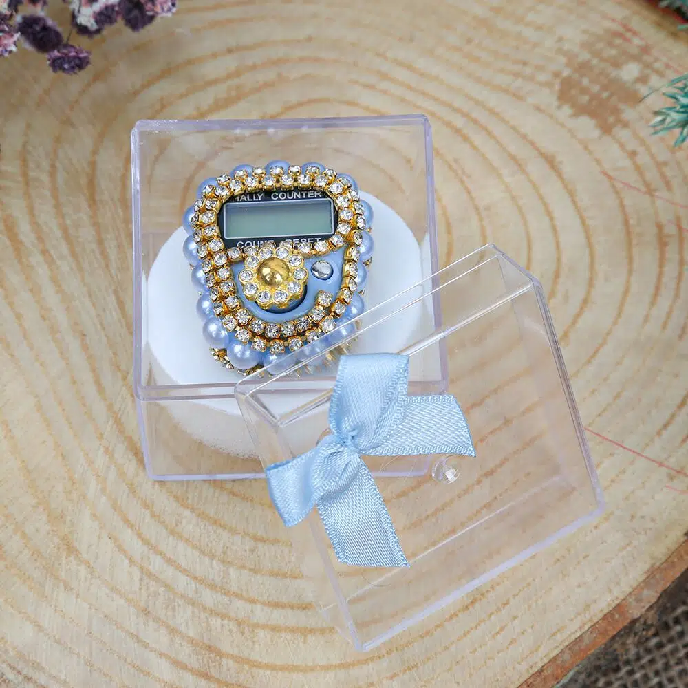 Luxury Stoned Zikirmatik - Ice Blue