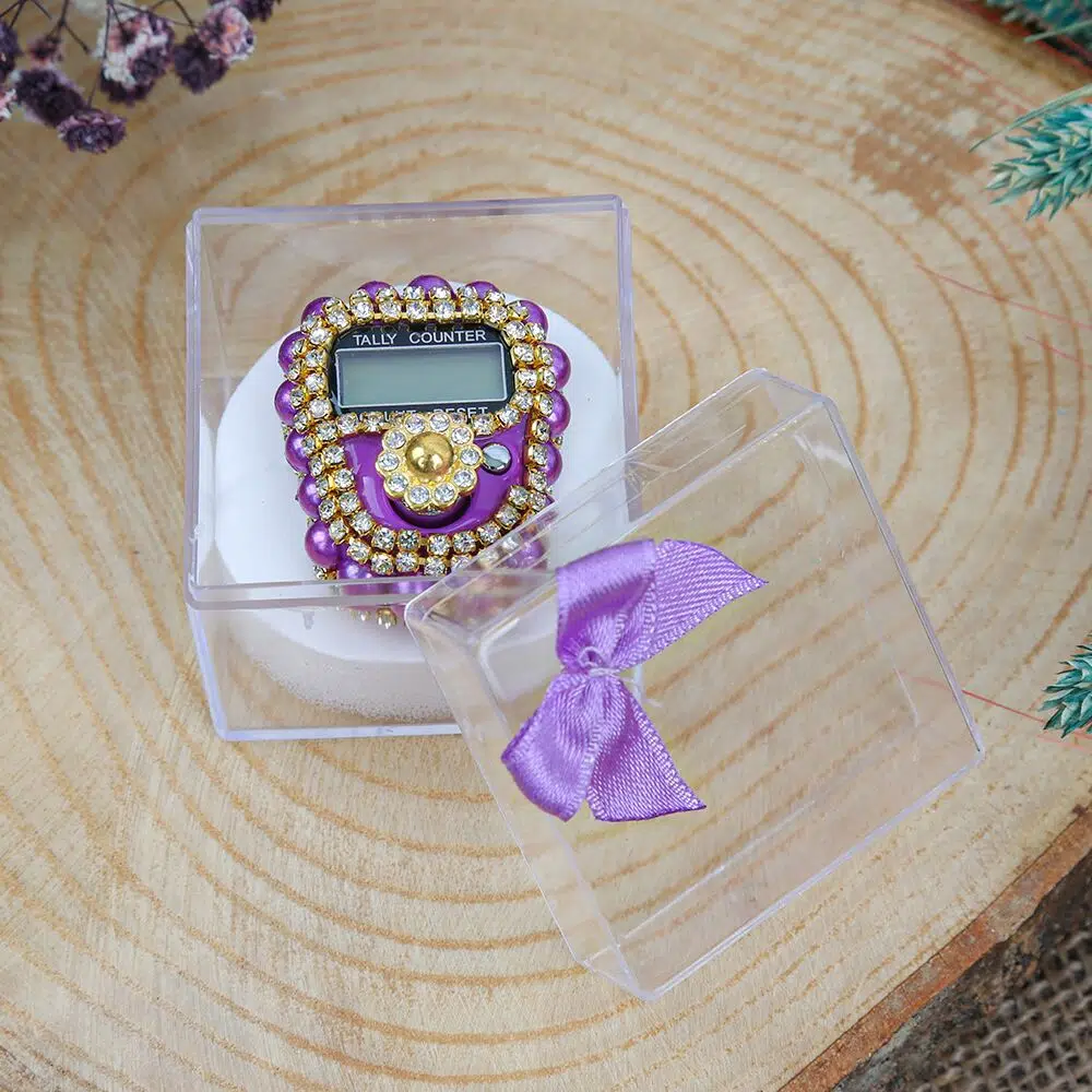 Luxury Stoned Zikirmatik - Purple