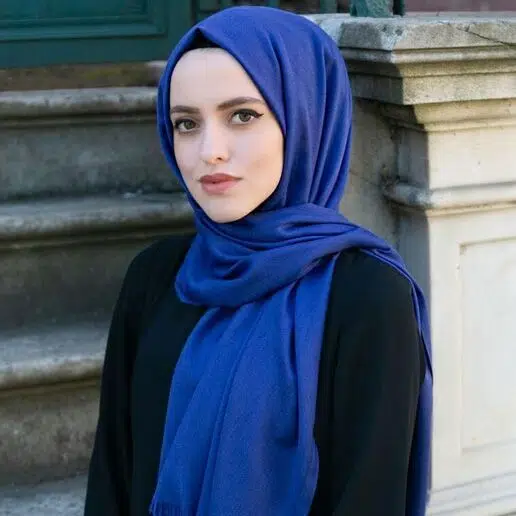 Blue Cotton Shawl