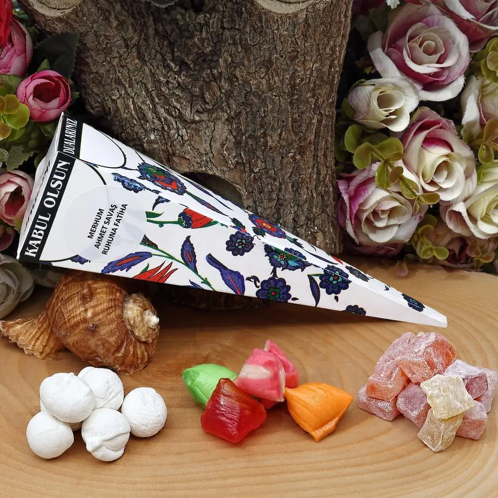 Mevlüt Şekeri Kuş Lokumlu Mevlana Şekerli (70-80gr) 15cm