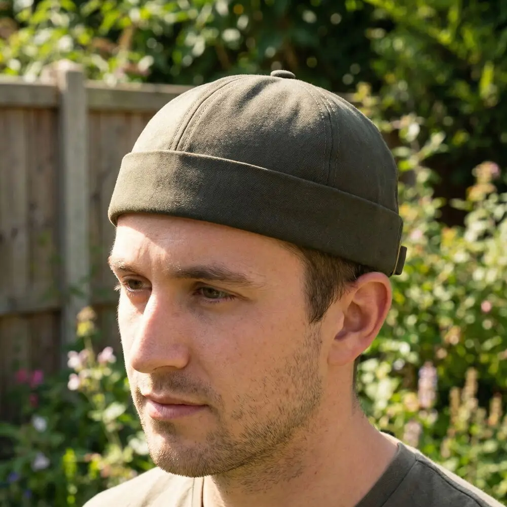 Mizan Cap Gabardine Model Olive Green