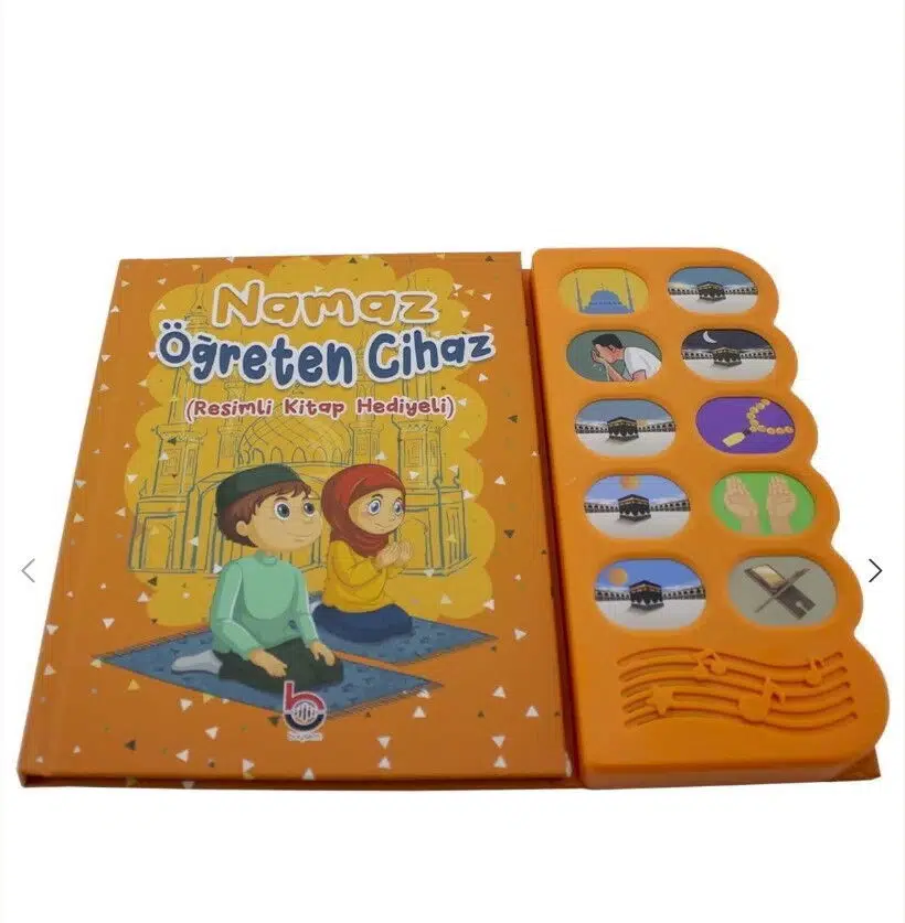 Namaz Öğreten Cihaz Resimli Kitap Seti Turuncu-64 Sayfa