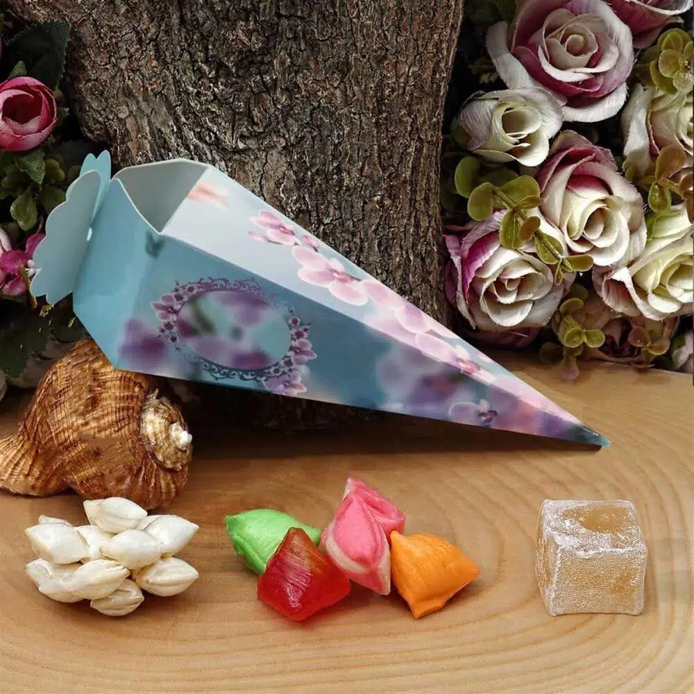 خطوبة حفل وعد حلوى ال� ولد � ولد حلوى, سادة � ع راحة الحلقو�  زهرة الثلج (50-60gr) 12 س� 
