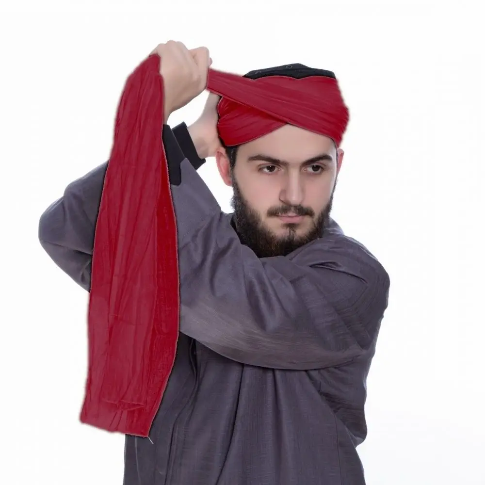 Sarık Kumaşı Bordo % 100 Pamuk (43 * 300 cm)