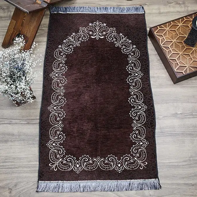 Munis Prayer Rug Brown 65x115 cm - 320 gr