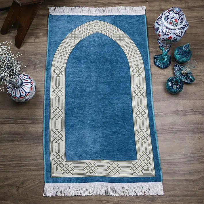 Payidar Prayer Rug Turquoise 65x115 cm - 320 gr