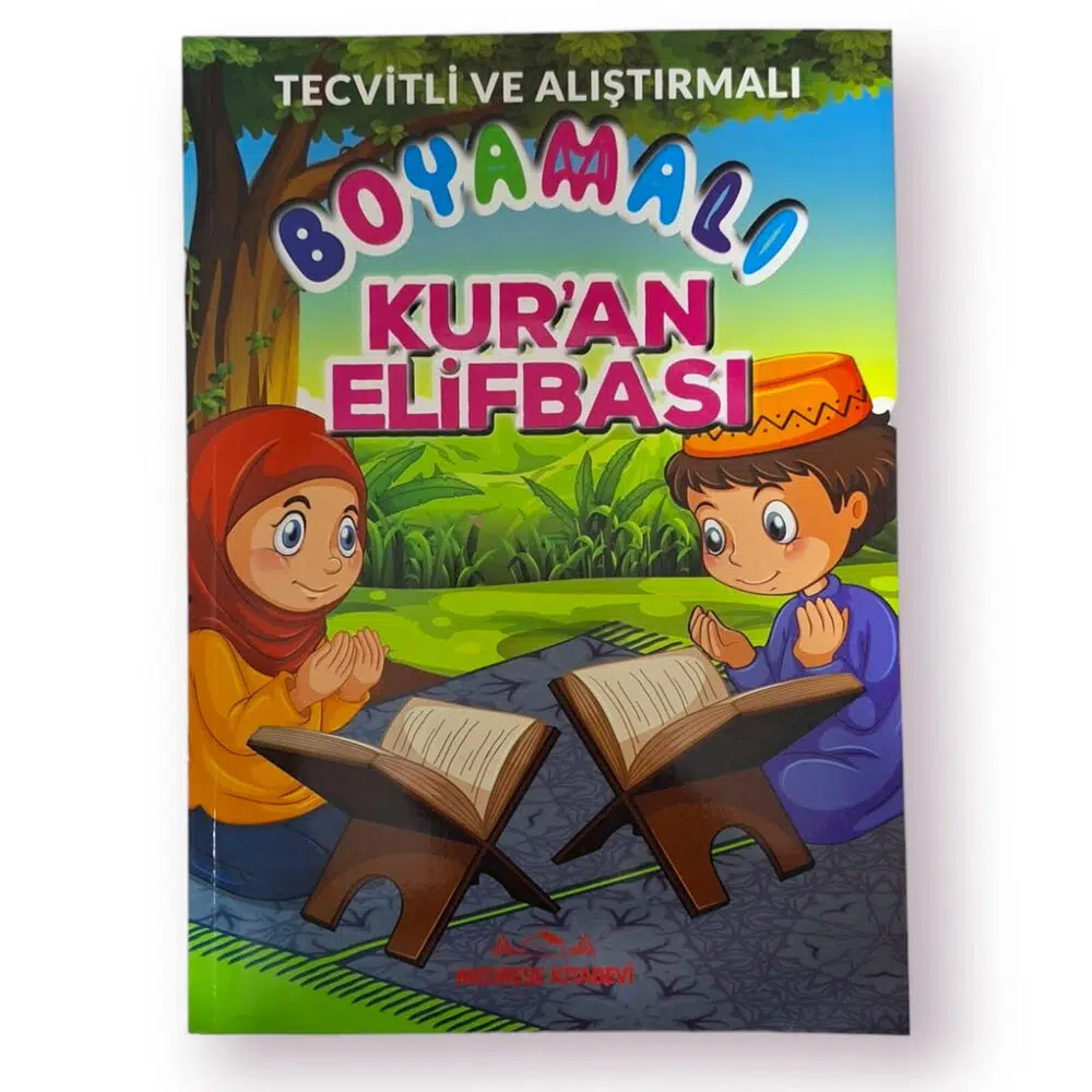 Tecvitli ve Alıştırmalı Boyamalı Kur’an Elifbası 88 Sayfa