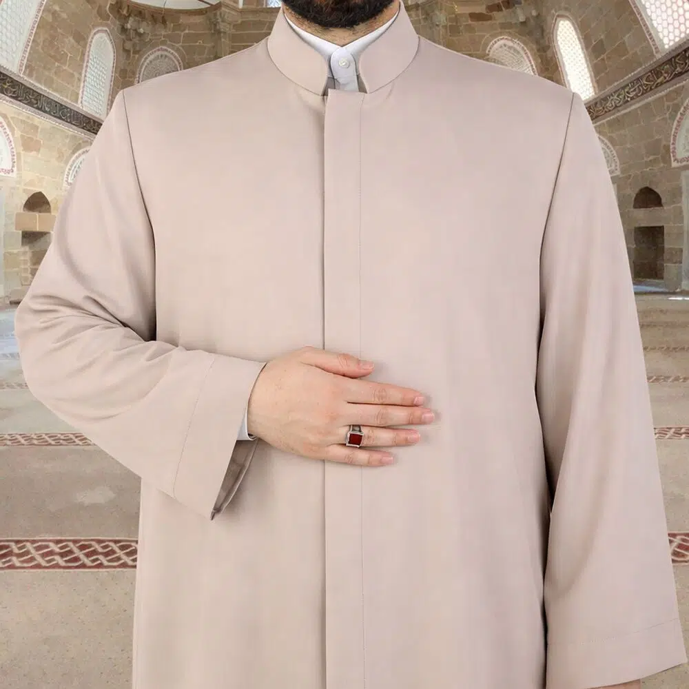 Yazlık Kuduri Namaz ve İmam Cübbesi Uzun Vizon Enderun Model