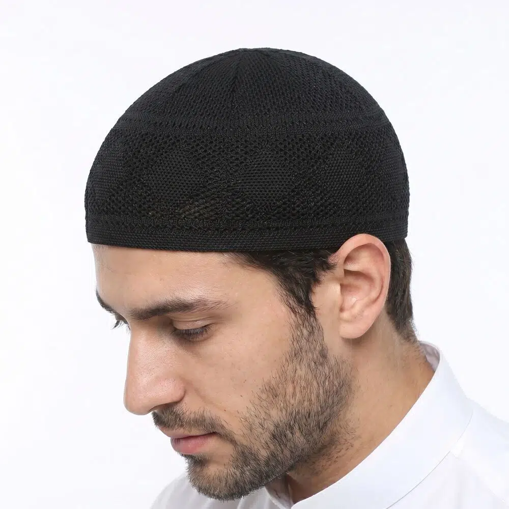 Zümrüt Lüks Takke El Örgüsü - Siyah